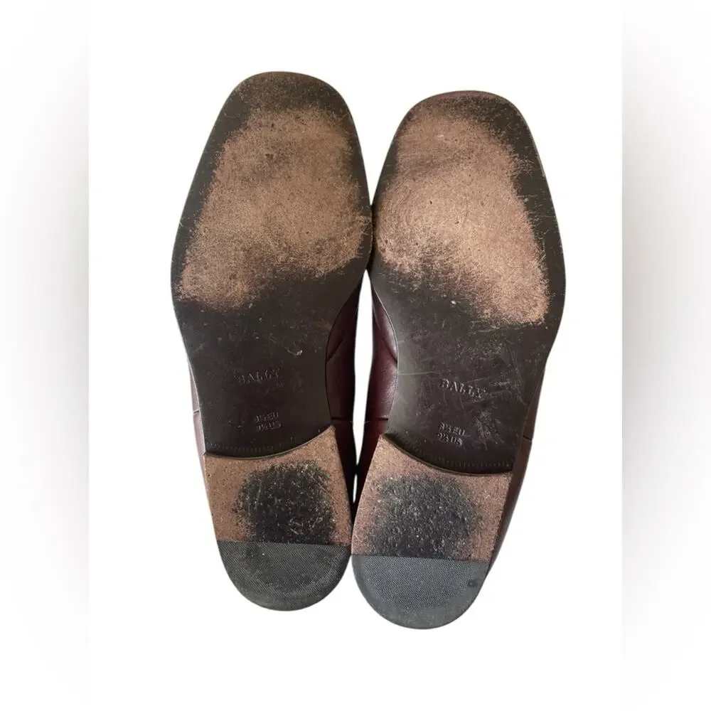 Bally brown leather
